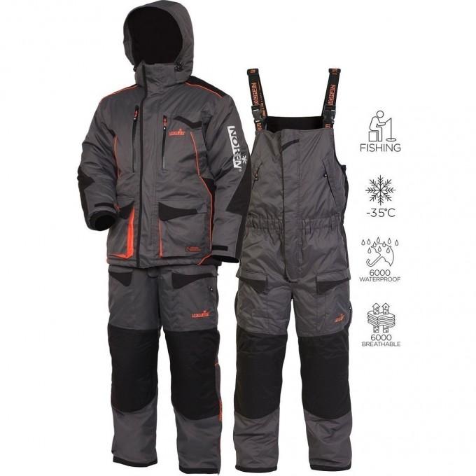 Костюм зимний NORFIN DISCOVERY GRAY 02 Р.m-l 451102-M-L